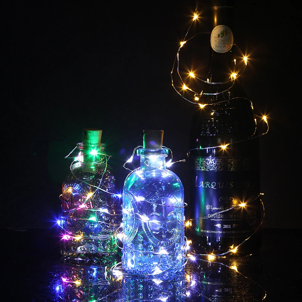 

Battery Powered Cork Wine Bottle Light 2m DIY LED String Light Bar Light Birthday Party Wine Bottle Stopper Light Strip