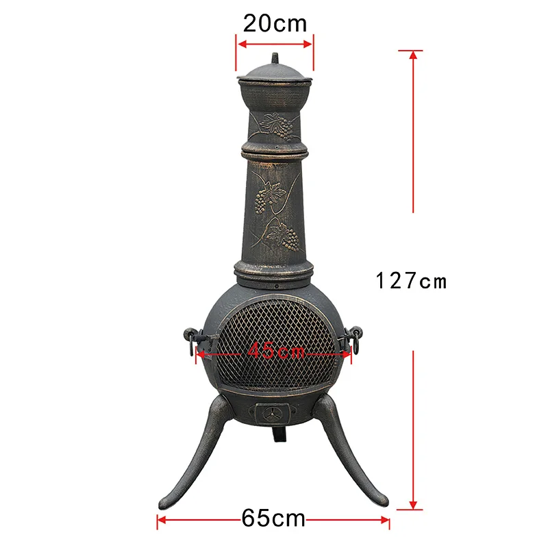 

Открытый чугунный барбекю настоящий огонь камин Европейская антикварная печь нагревательная плита