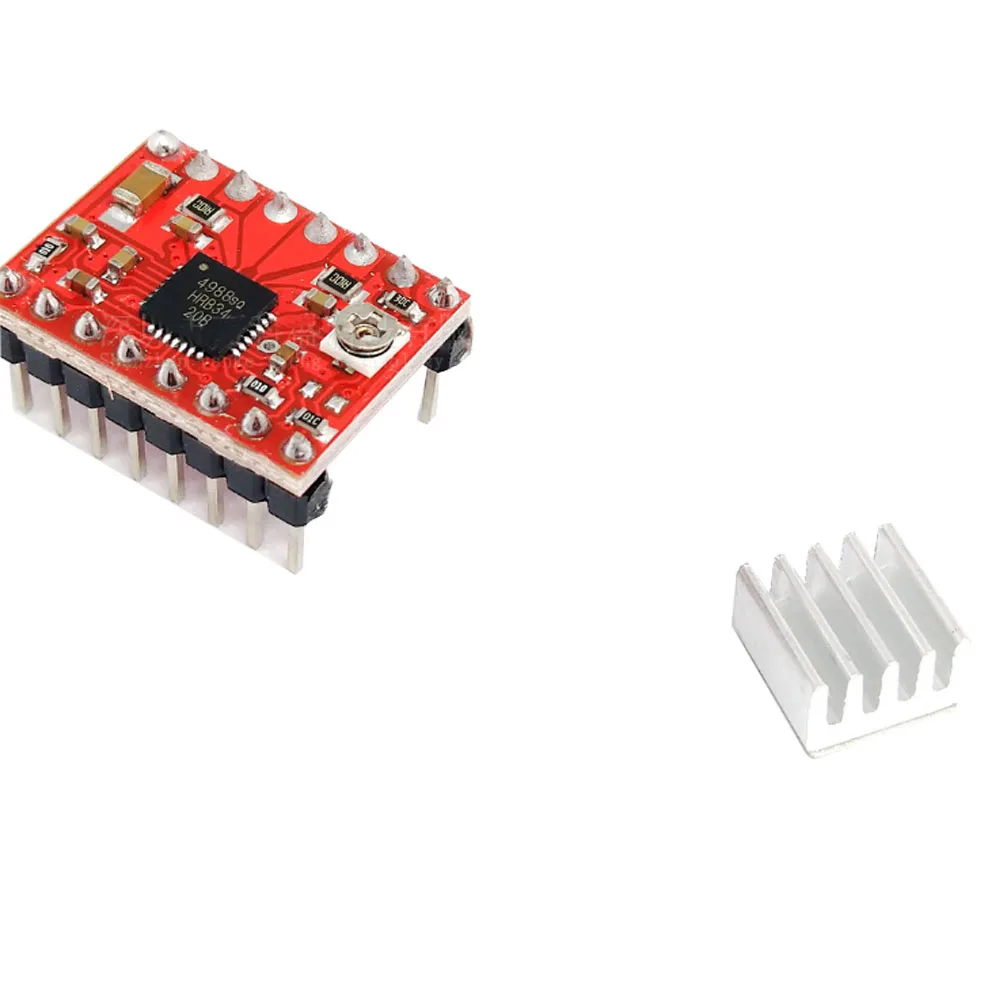 Драйвер шагового двигателя для 3D-принтера A4988 Reprap 2 унции контактный разъем