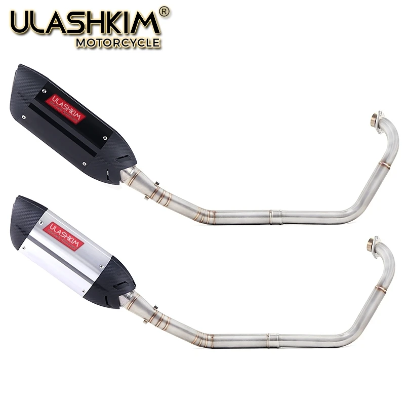 Мотоцикл Полная выхлопная система Escape Модифицированная средняя звеньевая труба