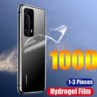 3pcs soft hydrogel film for huawei p30 lite p40 pro mate 20 30 lite y9 y6 y7 y5 2019 protective screen protector film not glass