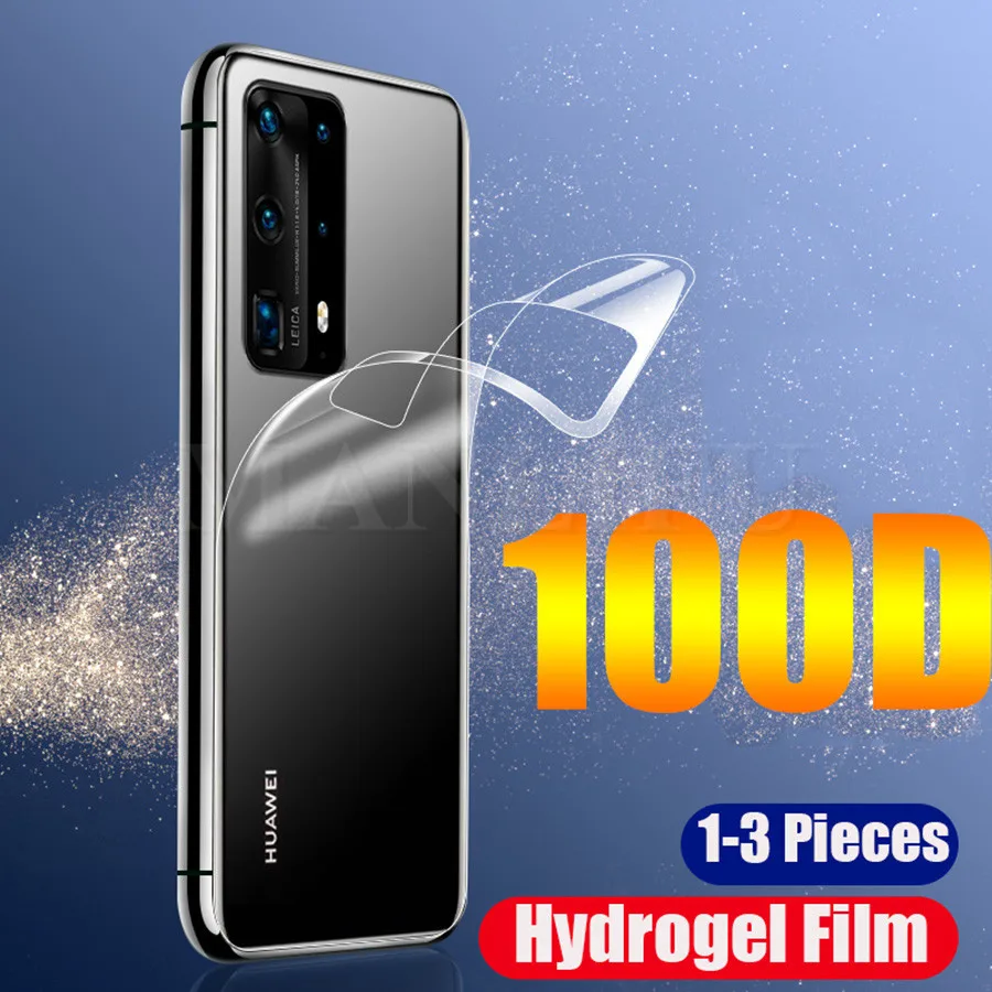 Мягкая Гидрогелевая пленка для Huawei P30 Lite P40 Pro Mate 20 30 Y9 Y6 Y7 Y5 2019 3 шт. защитная экрана