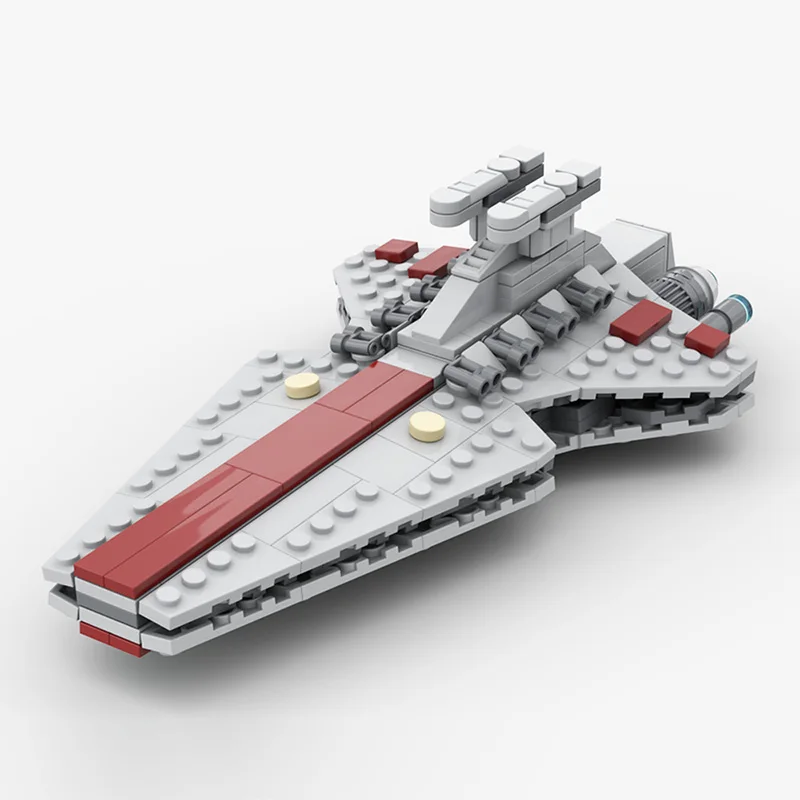 

Star Space Series MOC Wars Republic Venator Bundle Creative Star Movie Scene Spaceship Battleship Toys Model Gifts For Children