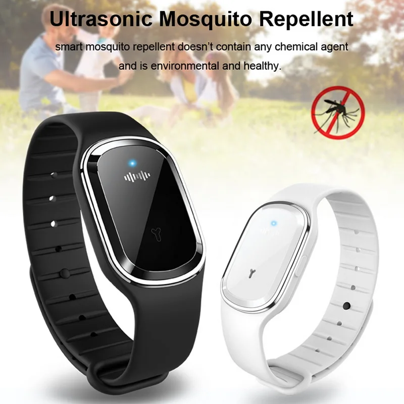 Ультразвуковой репеллент от комаров браслет для беременных детей против