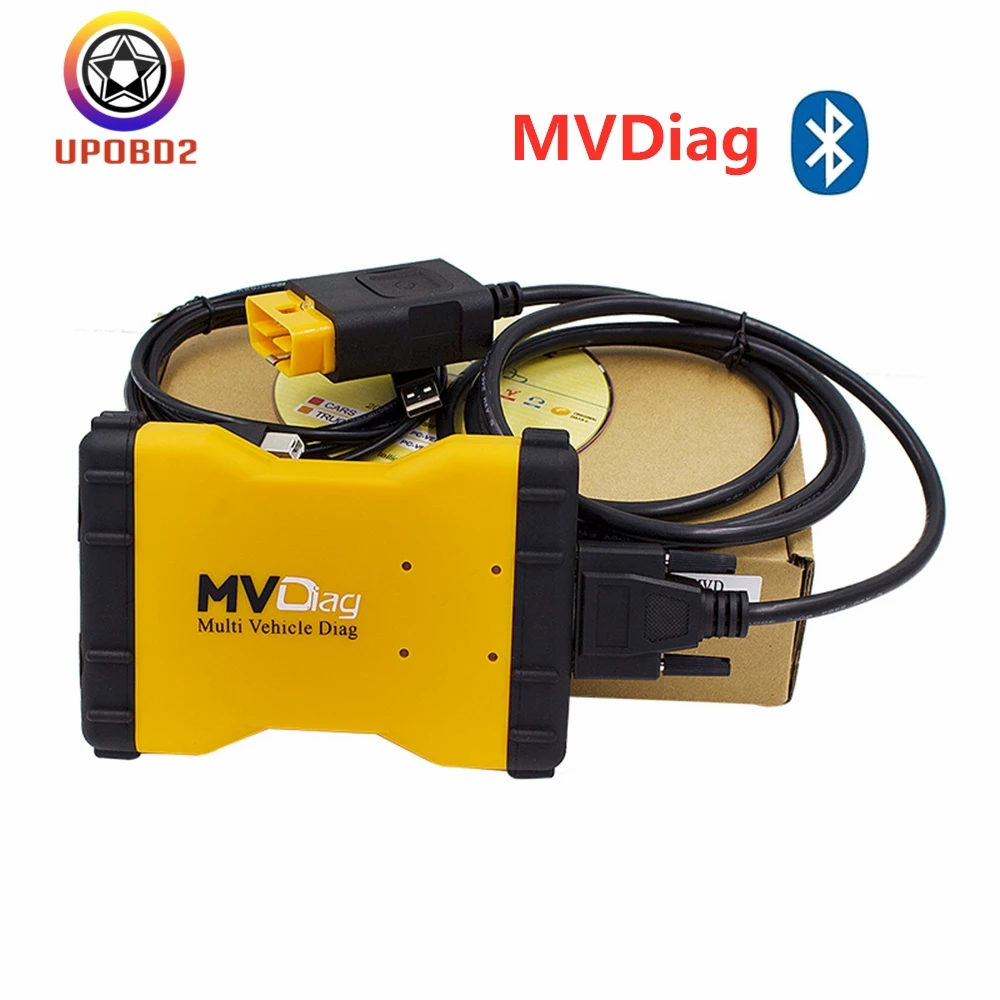 Диагностический сканер MVD Pro Mvdiag V3.0 OBD2 5 в NEC Реле Bluetooth мультиавтомобильный
