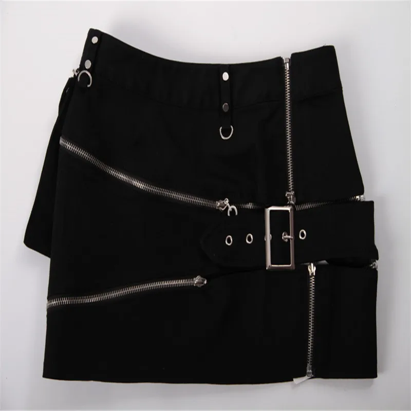 

Female Mini Skirts Gothic Black Party Club Women Clothing Punk Women Skirts Short-Skirt Fashion