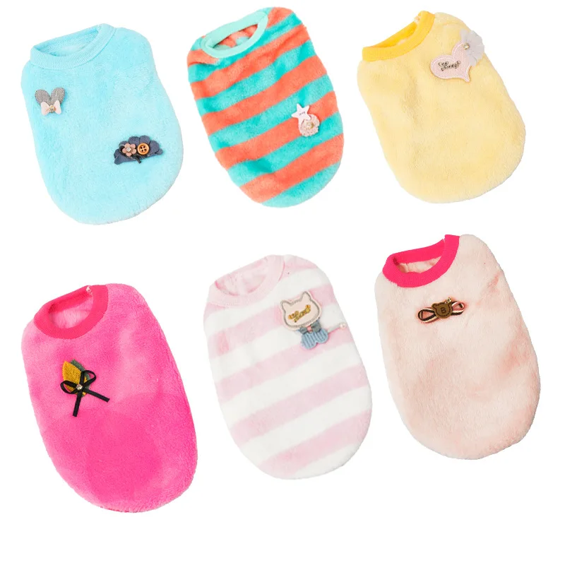 

Warm Dog Clothes Puppy Vest Coat Cat Clothes Dog Sweater Winter Dog Clothing For Small Dogs Chihuahua Teddy