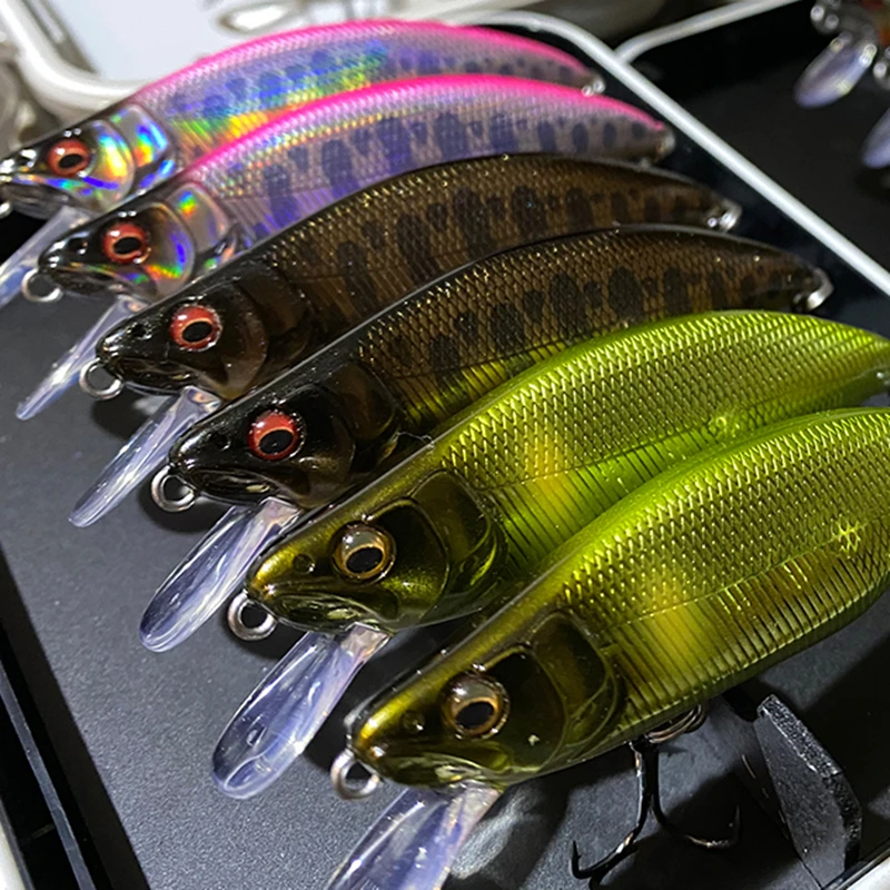

Mini Crank Fishing Lure 46mm 4g jerk Sinking Minnow Wobblers surface Artificial Baits jigging Carp Trout Crankbait Sea Fishing