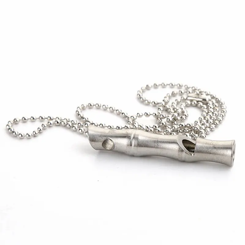 

Outdoor Whistle Call For Help Stainless Steel 54MM Field Camping High Decibel Self Defense Emergency Survival Tools Whistle