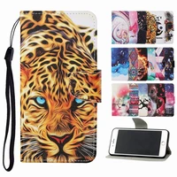 patterned coque leather flip case etui for apple iphone 13 12 11 pro max mini se 2020 xr x xs kids book style phone cover p20f