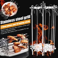 Barbecue Air Fryer Lamb Skewers Barbecue Electric Oven Accessories Stainless Barbecue Rack Baking For Home Any Grill Rods Home