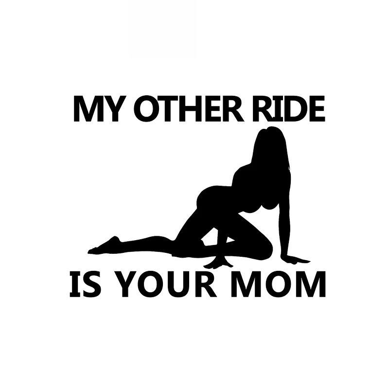 Автомобильные наклейки Моя другая езда привлекательная девушка ПВХ