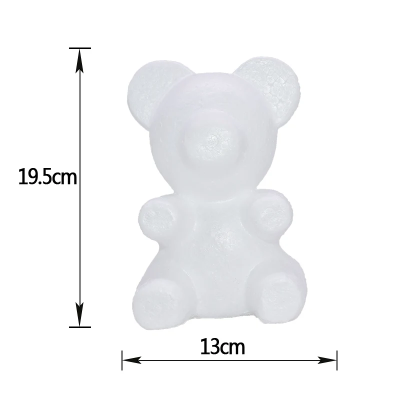 1 шт. моделирование пенополистирола пенопласт белый Медведь Форма для дня