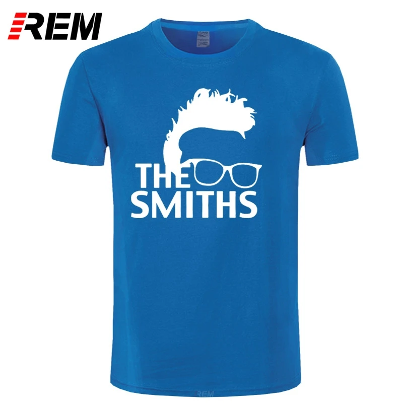 Футболка REM The Smiths Винтажная футболка в стиле ретро с принтом Морисси 80 белая рок