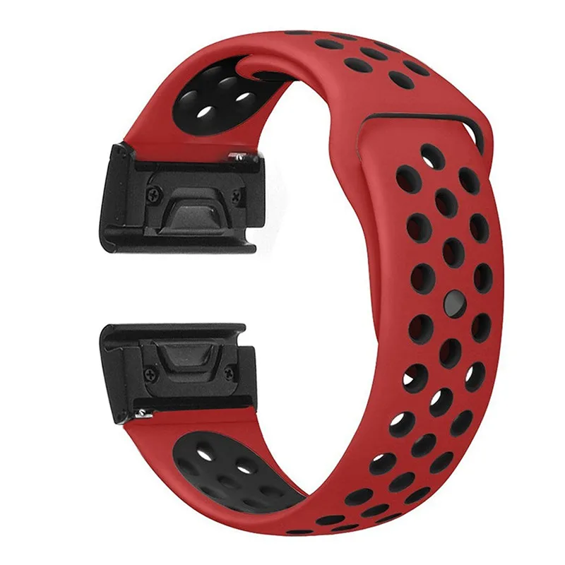 Ремешок для смарт-часов Garmin Fenix 5X 5 6 6X 6S 3 3HR D2 S60 GPS силиконовый быстросъемный