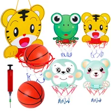 Baby Basketball Hanging Set Board Sports Sames Outdoor Garden Inflatable Child Fidget Educational Toys for Children Antistress