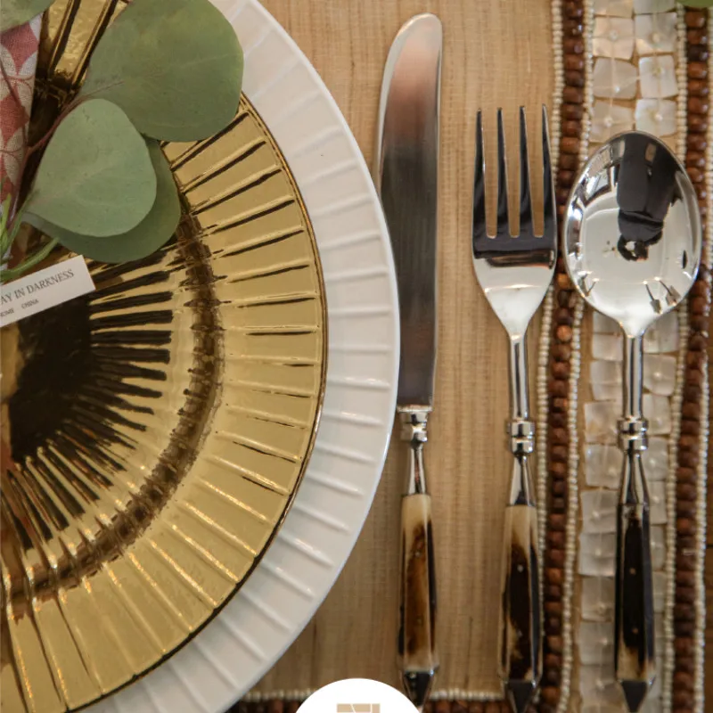 

Fashion Luxury Tableware Set Vintage Creativity Europe Eco Friendly Art Dinnerware Set Juegos De Vajilla Home Decoration EC50CJ