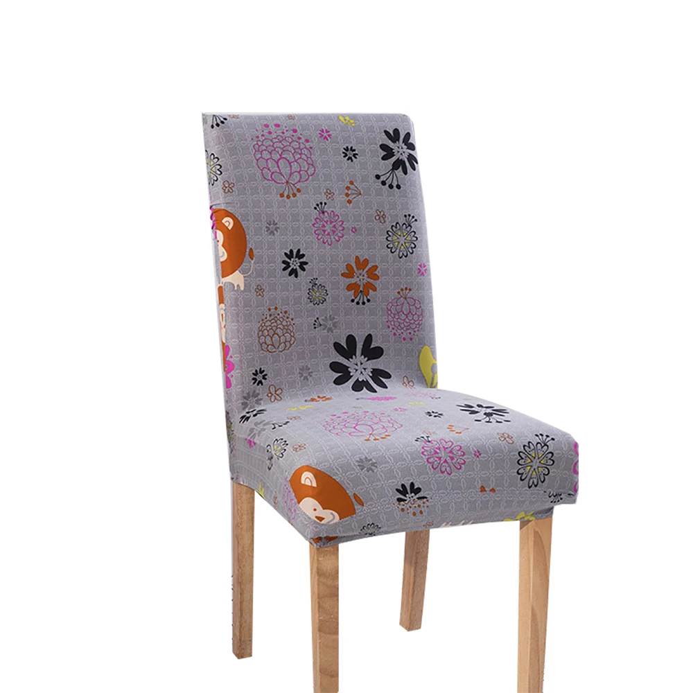 Личи Простой Цветочный узор Чехол для стула эластичные чехлы на кресла дома