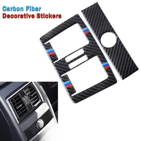 car rear air condition vent trim cover real carbon fiber decorative sticker fit for bmw 3 series f30 2013 2015gt f34 2013 2017