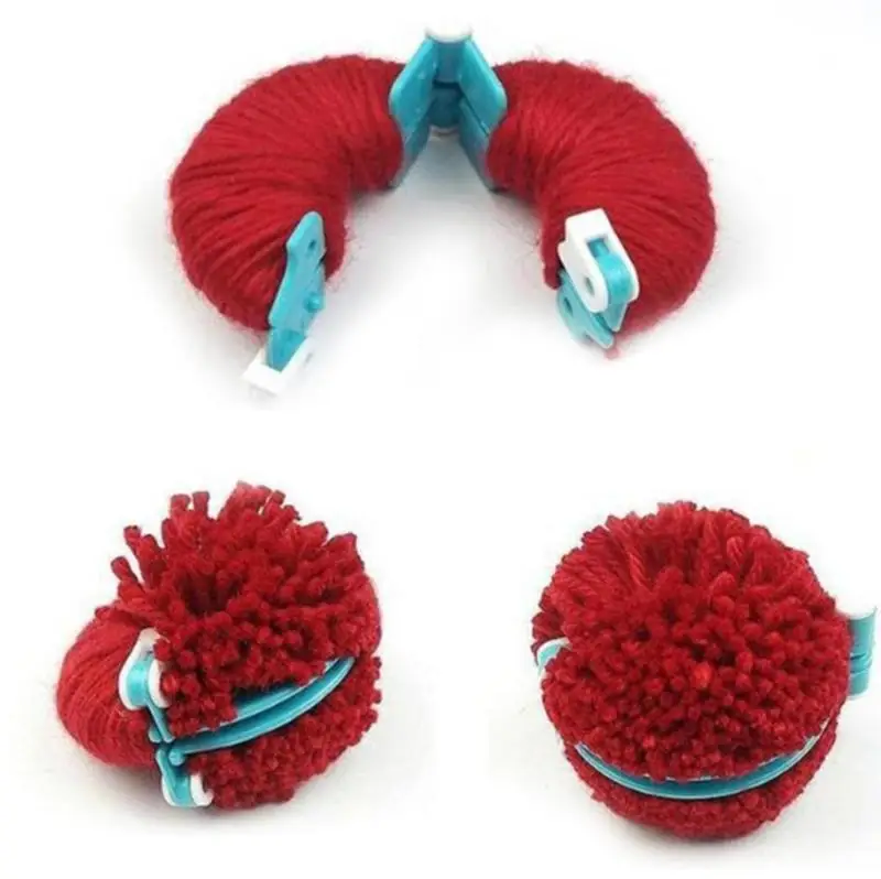 

8 Pcs 4 Sizes Wool Ball Maker Knitted Tools Yarn Pompon Production Weaver Ball Ball Fluff Wool Set Plush Tools Ball Wool R5R1