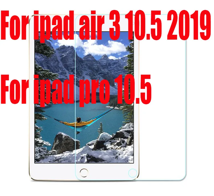 for air 3 10.5 Закаленное Стекло для нового iPad 10,2 9,7 Pro air 3 10,5 11 Стекло для iPad Air 1 2 мини-5, 2, 3, 4, Экран защитная пленка - Цвет: for air 3 10.5