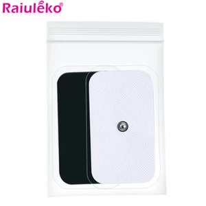 50100 шт Самоклеющиеся гелевые электродные прокладкинакладные десятки акупунктурный терапевтический массажер для тела электрический стимулятор мышц разъем 3,5 мм