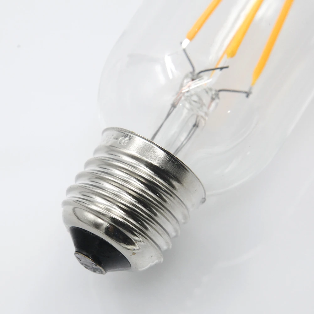 Светодиодный лампочка Эдисона E27 E14 220V 4W 6W 8W C35 G45 ST64 винтажная лампа Ретро Свеча