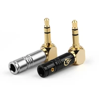 jack 3 5mm earphone plug 90 degree right angle 3 poles gold plated audio hifi headphone 4 0mm wire hole soldering line connector