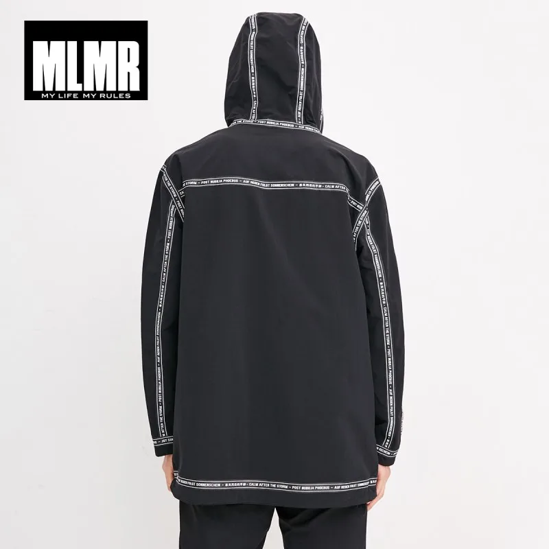Мужская куртка с капюшоном буквенным принтом JackJones мужская верхняя одежда
