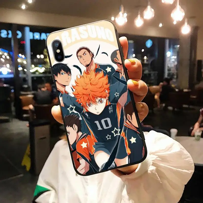 

Anime Haikyuu Hinata attacks Phone Case for iPhone 11 12 pro XS MAX 8 7 6 6S Plus X 5S SE 2020 XR