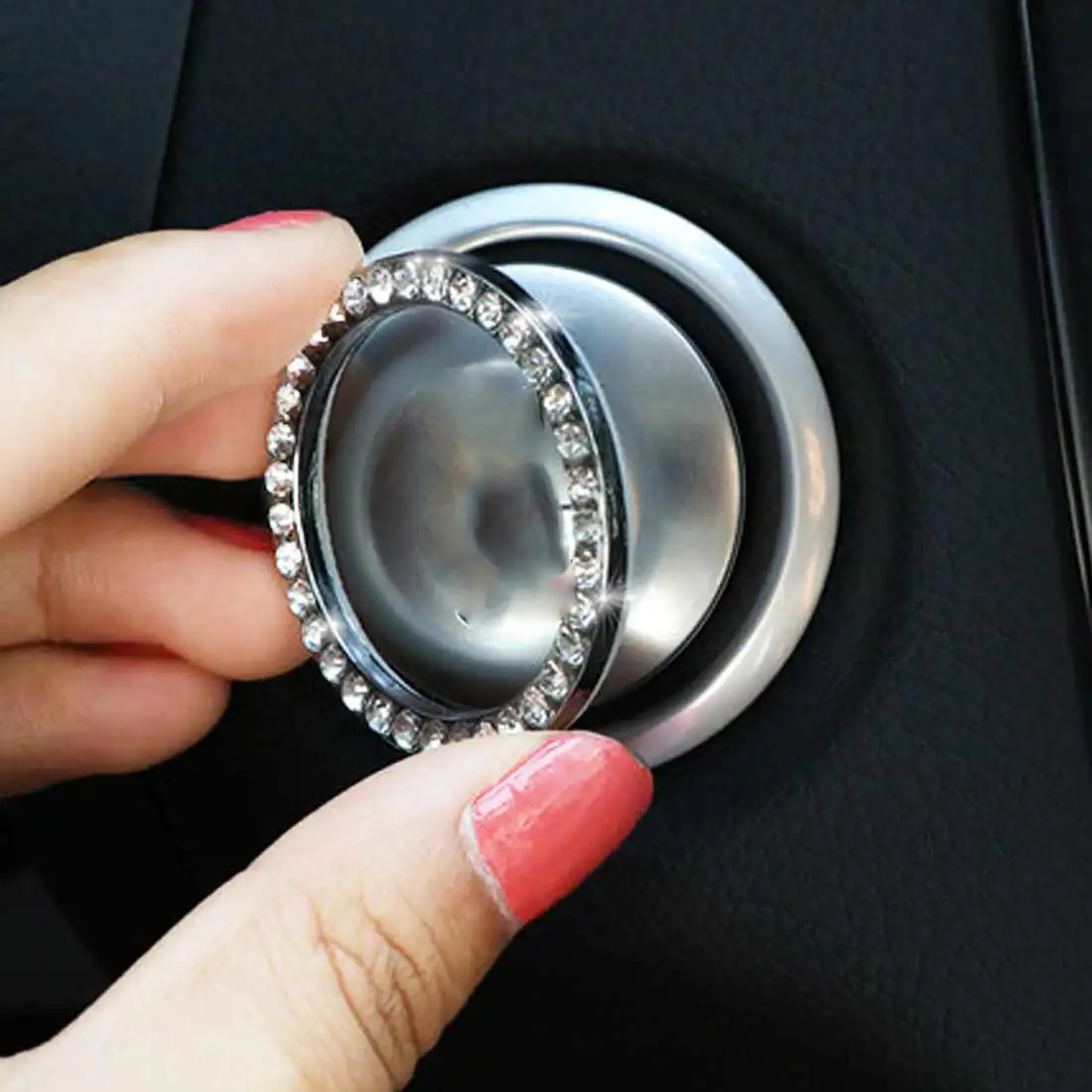 Автомобильный стартовый переключатель алмазное украшение для Honda HR-V Fit Accord Civic CR-V