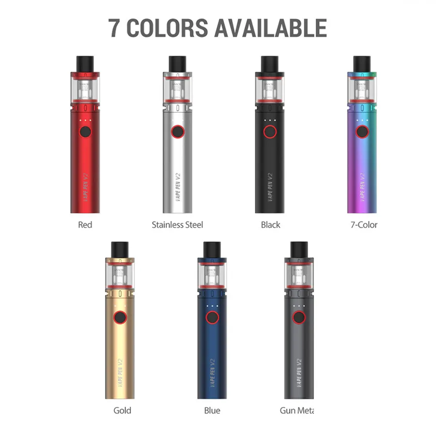 Электронная сигарета мод SMOK vAPE PEN V2 комплект бокс испаритель электронная батарея