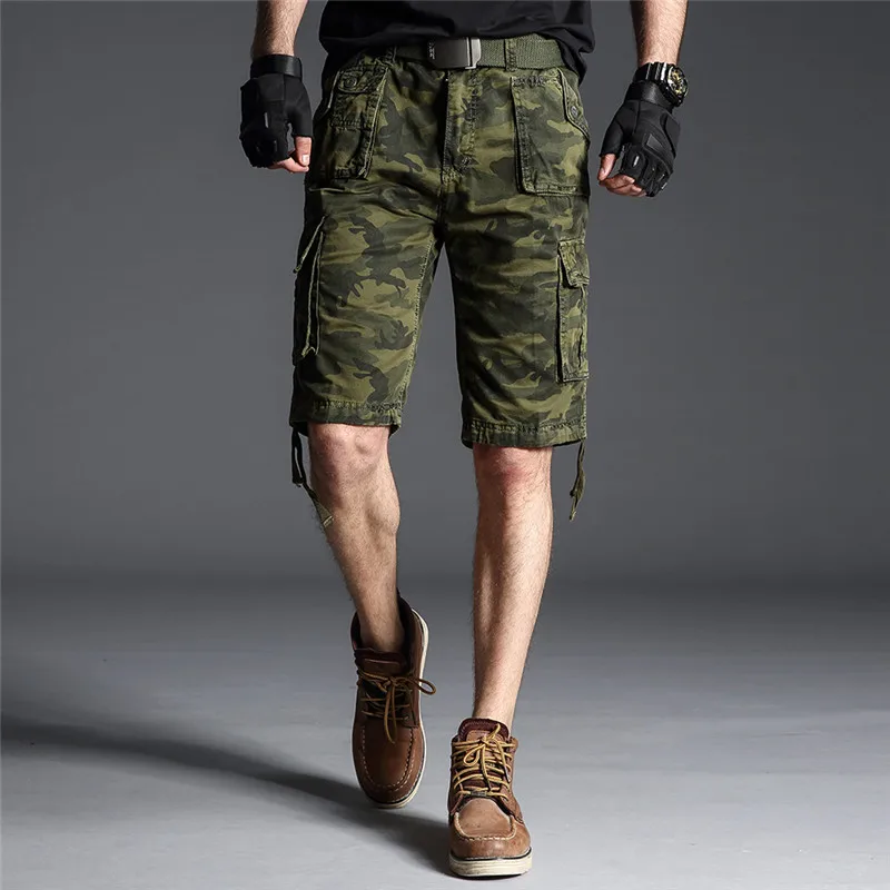 

Men's overalls and shorts Men's outdoor military fan camouflage tactical shorts 6 color options