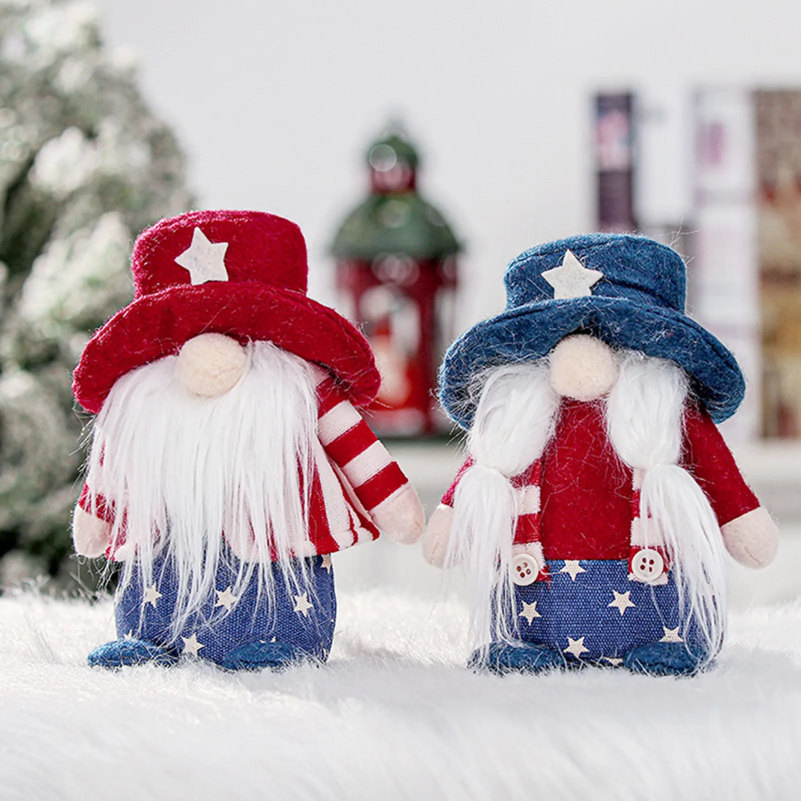 

Гномы на День святого Валентина, Безликие куклы, украшения, плюшевая игрушка, подарок, рисунок флага, сказочное украшение, супер красивый на...