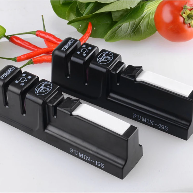 Профессиональный кухонный инструмент 3 этапа заточка под углом точильный камень