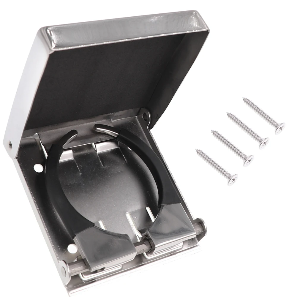 Складной стакан из нержавеющей стали регулируемый Спортивный Держатель для