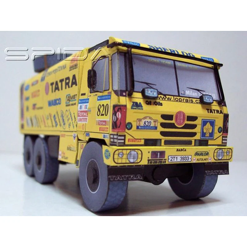 TATRA 815 VD 13 350 6X6.1 грузовик 1:53 Ралли Дакар 3D Бумага модель художественного ремесла и