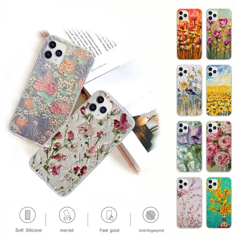 В богемном стиле с цветочным принтом искусство абстрактная живопись маслом