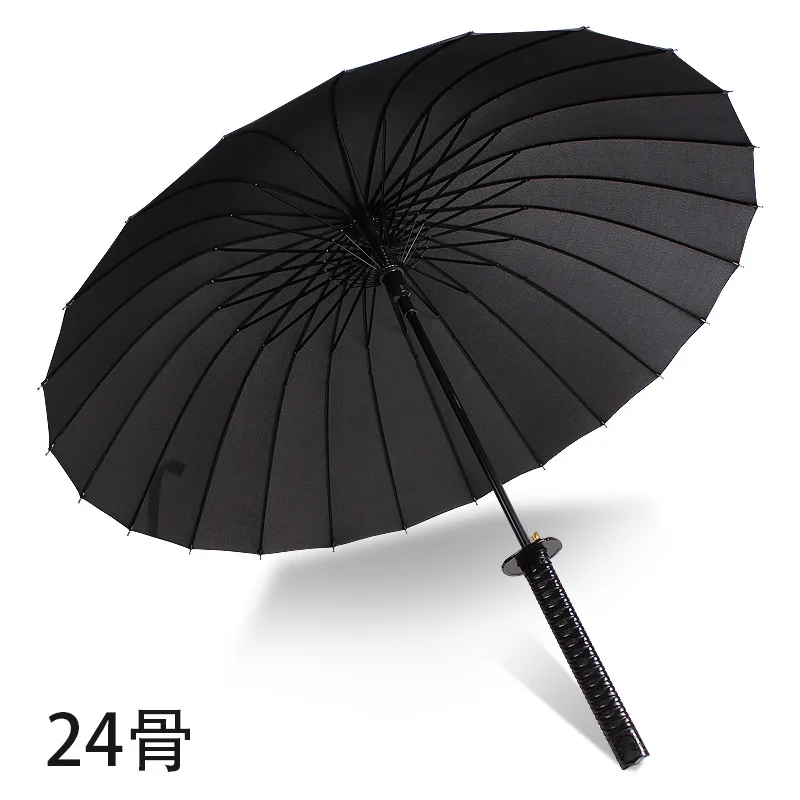

Japanese Samurai Umbrella Strong Windproof Semi Automatic Long Umbrella Large Man And Women's Business Umbrellas Mens Paraguas