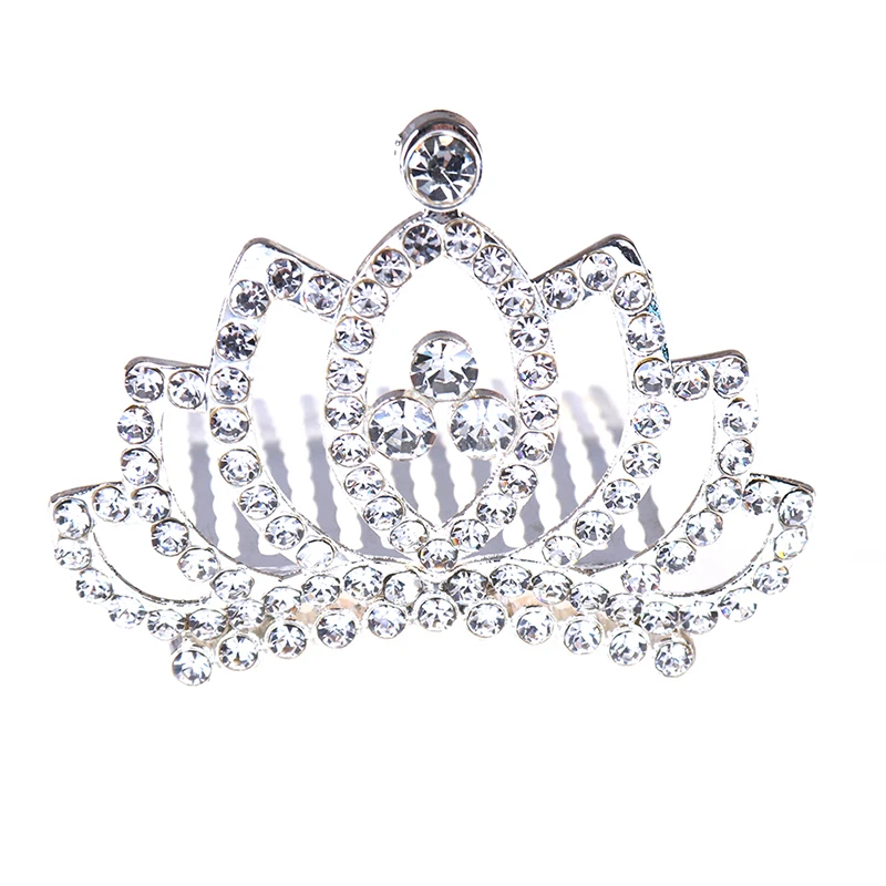 

1pc Kids Girls Princess Hair Comb Party Crown Headband Crystal Hair Accessories