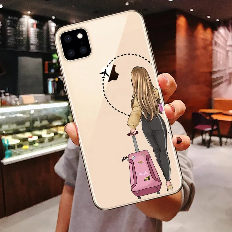 Силиконовые чехлы для телефонов для девочек Bff Best Friends Forever для iPhone 11 Pro Max Xs 6 6S 7 8 Plus X XR XS MAX 5S SE 5 задняя крышка чехол - Цвет: TPU