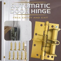 2pcs multifunctional spring positioning hinge door closer for cabinet kitchen furniture hardware
