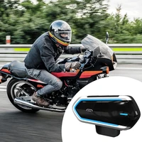new motorcycle helmet intercom interphone with microphone fm radio wireless earpiece 10hrs endurance helmet headset dropshipping