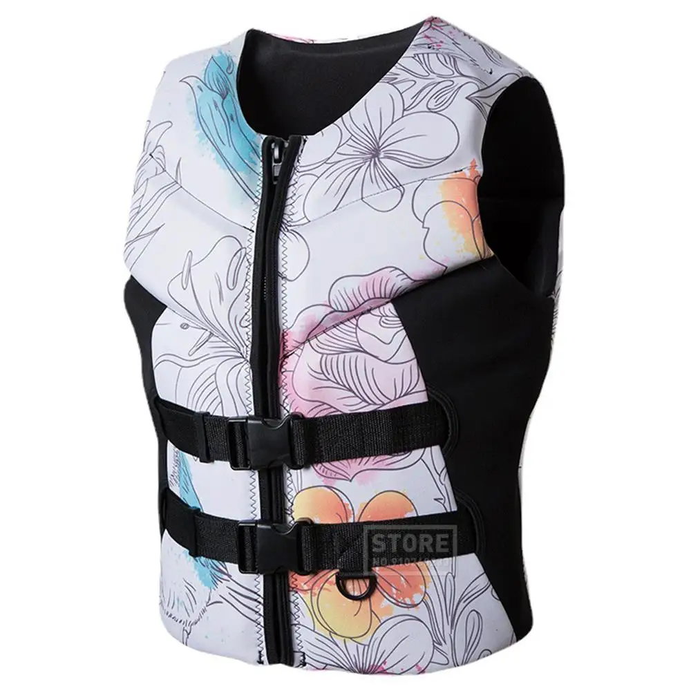 

Life Vest Adults Surf Vest Motorboats Kayak Life Jacket Wakeboard Raft Rescue Boat Jet Ski Fishing Vest Swimming Drifting Rescue