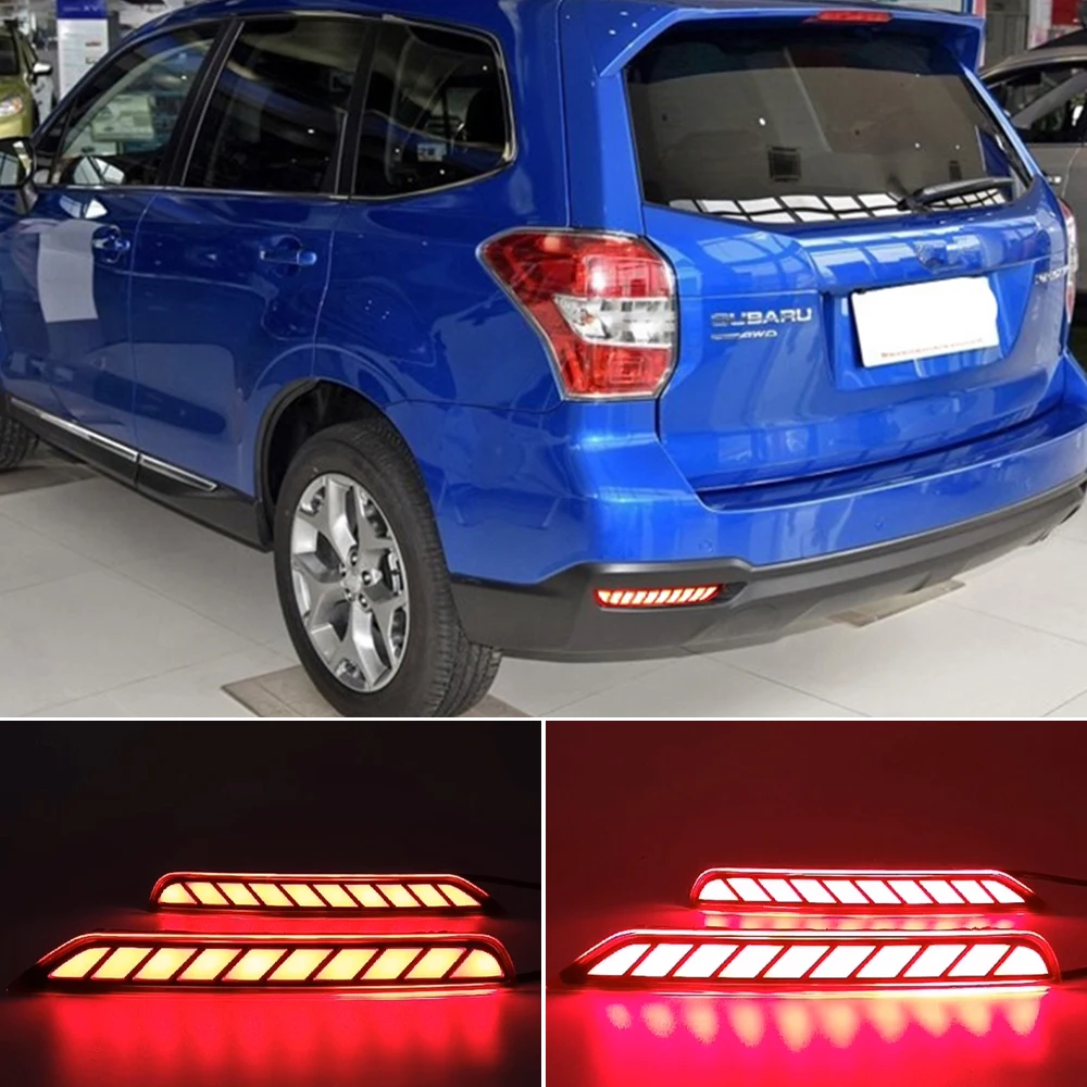 1 комплект светодиодный задний бампер отражатель светильник для Subaru Forester 2008-2018