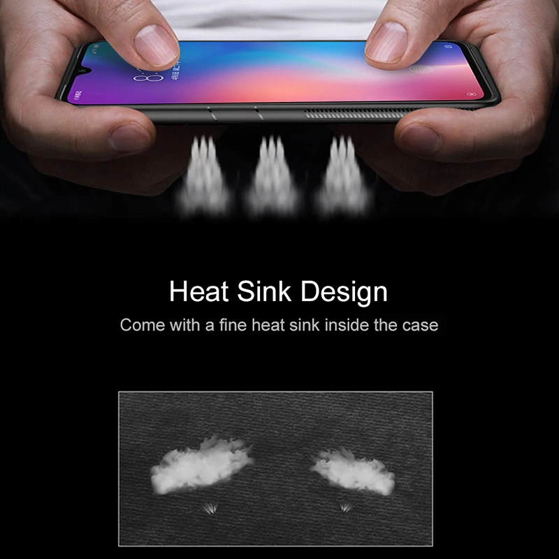Rugged Case for Xiaomi Mi 9 Soft Cloth Fabric Silicone Phone Cover For SE Mi9 M9 Full Protection |