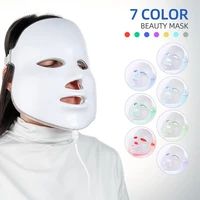 korean 7 colors led facial mask face mask skin care beauty mask photon therapy light skin rejuvenation facial pdt instrument