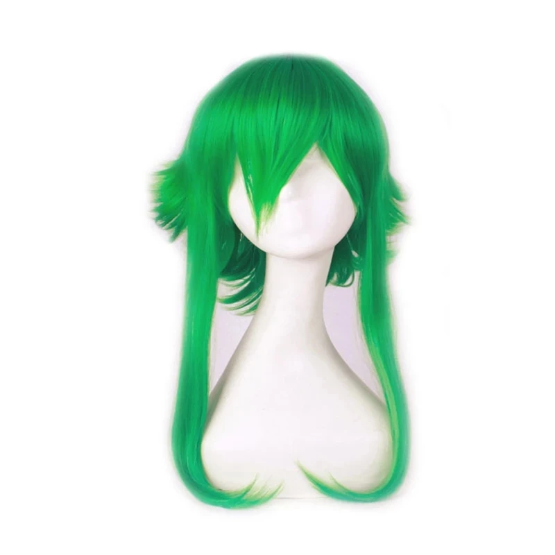 

VOCALOID Megpoid Gumi Anti-Alice Grass Green Heat Resistant Hair Cosplay Costume Wig + Free Wig Cap