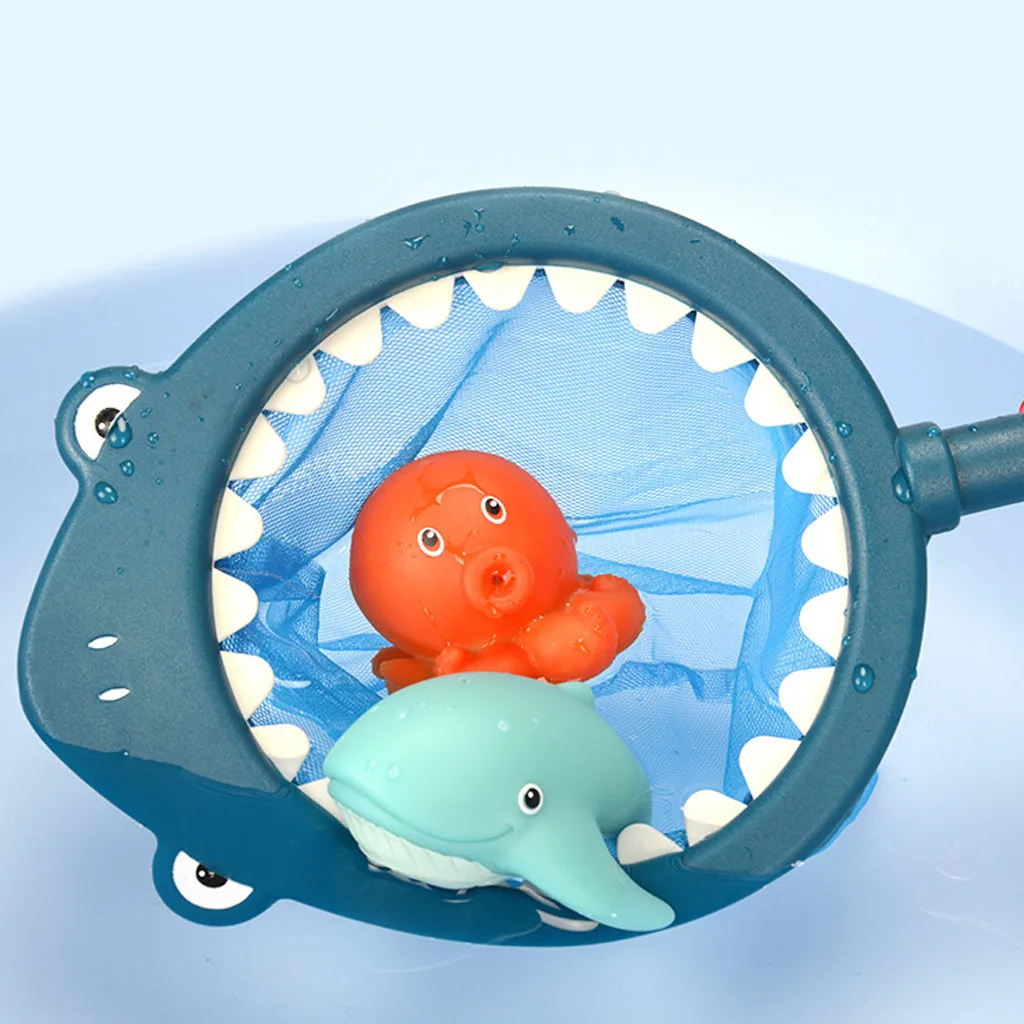 Bath Toy Baby Shower Floating Soft Rubber Animal Water Bathtub Splash Net 7 Pack Y115 |