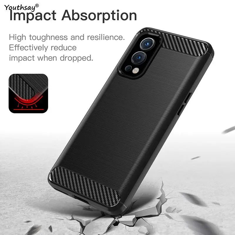 For OnePlus Nord 2 Case For OnePlus Nord 2 N200 Cover Coque Shockproof Soft Silicone Phone Bumper For OnePlus Nord 2